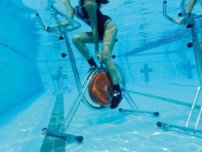 aqua bike with basket